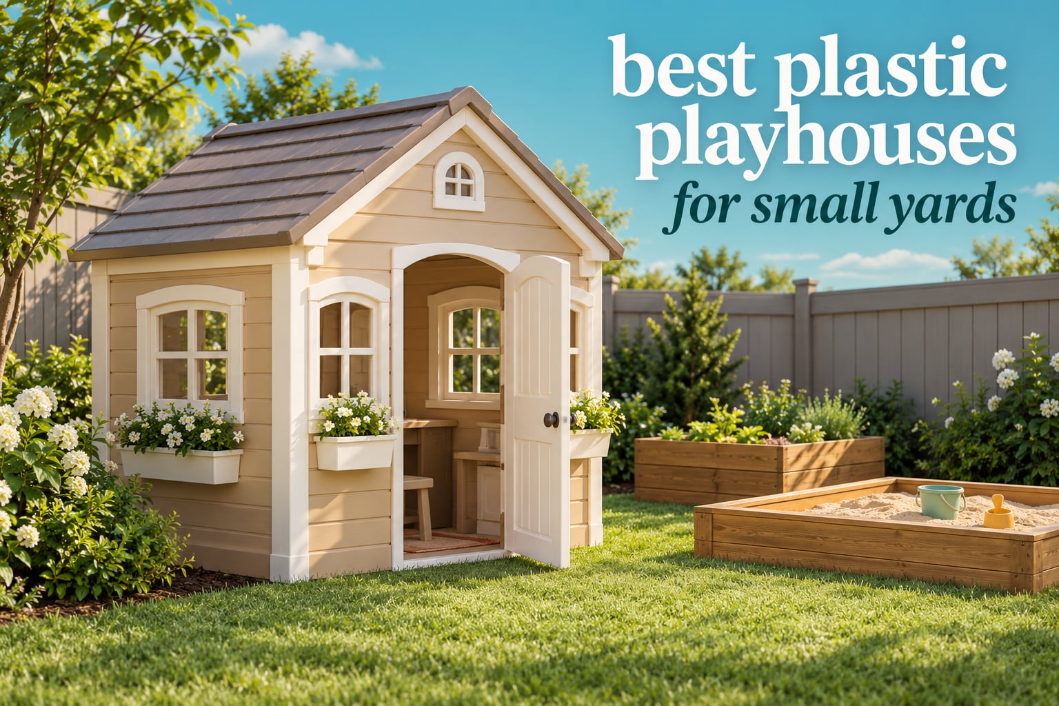 best plastic playhouses for small yards