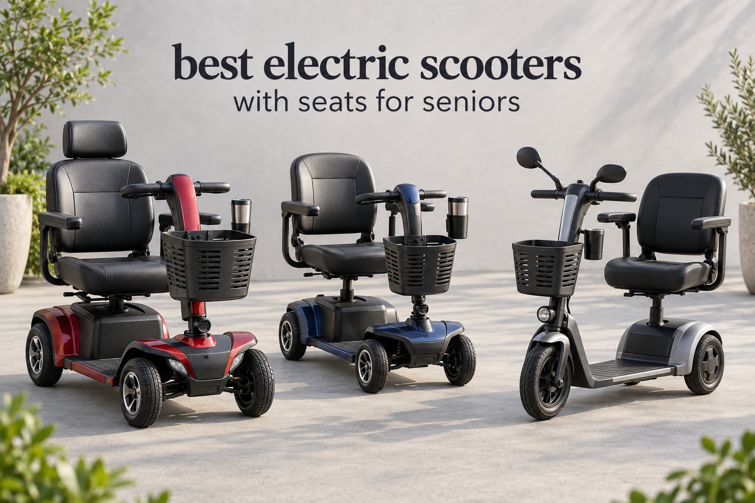 best electric scooters with seats for seniors