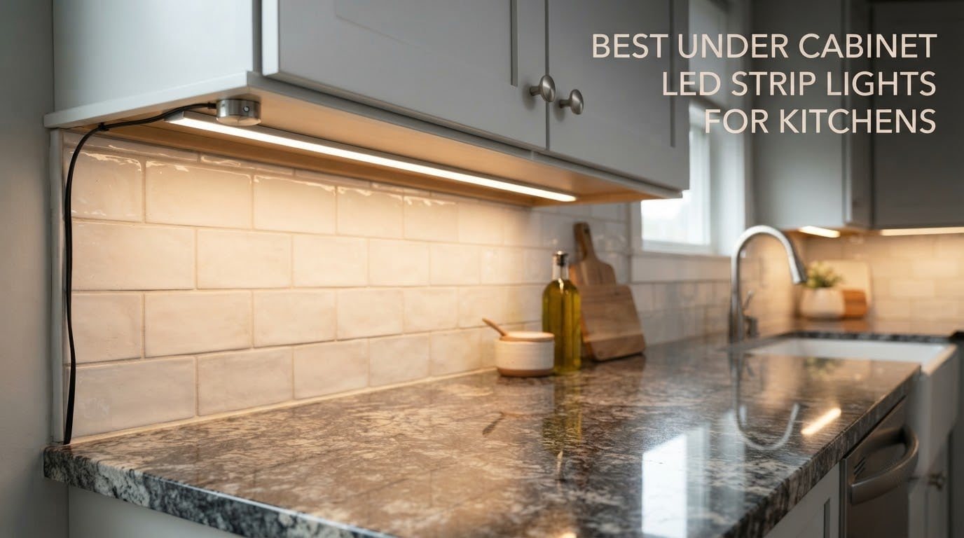 best under cabinet led strip lights for kitchens