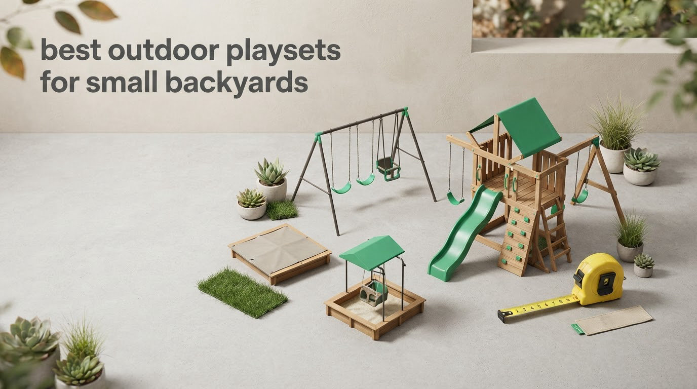 best outdoor playsets for small backyards
