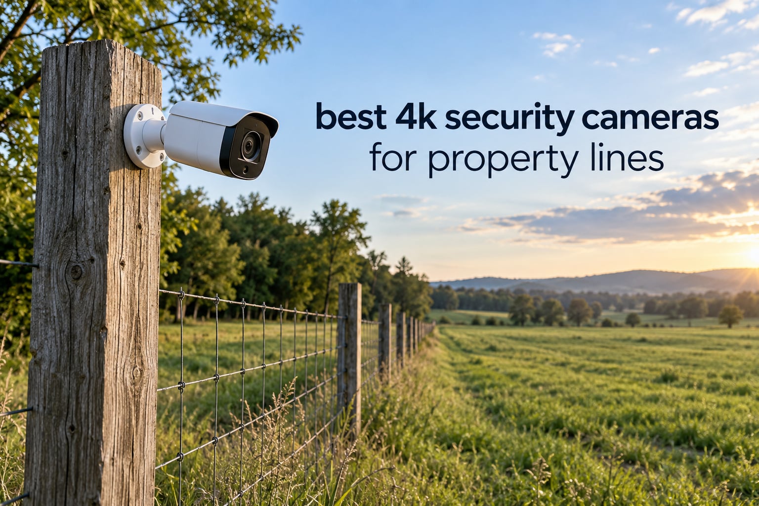 best 4k security cameras for property lines