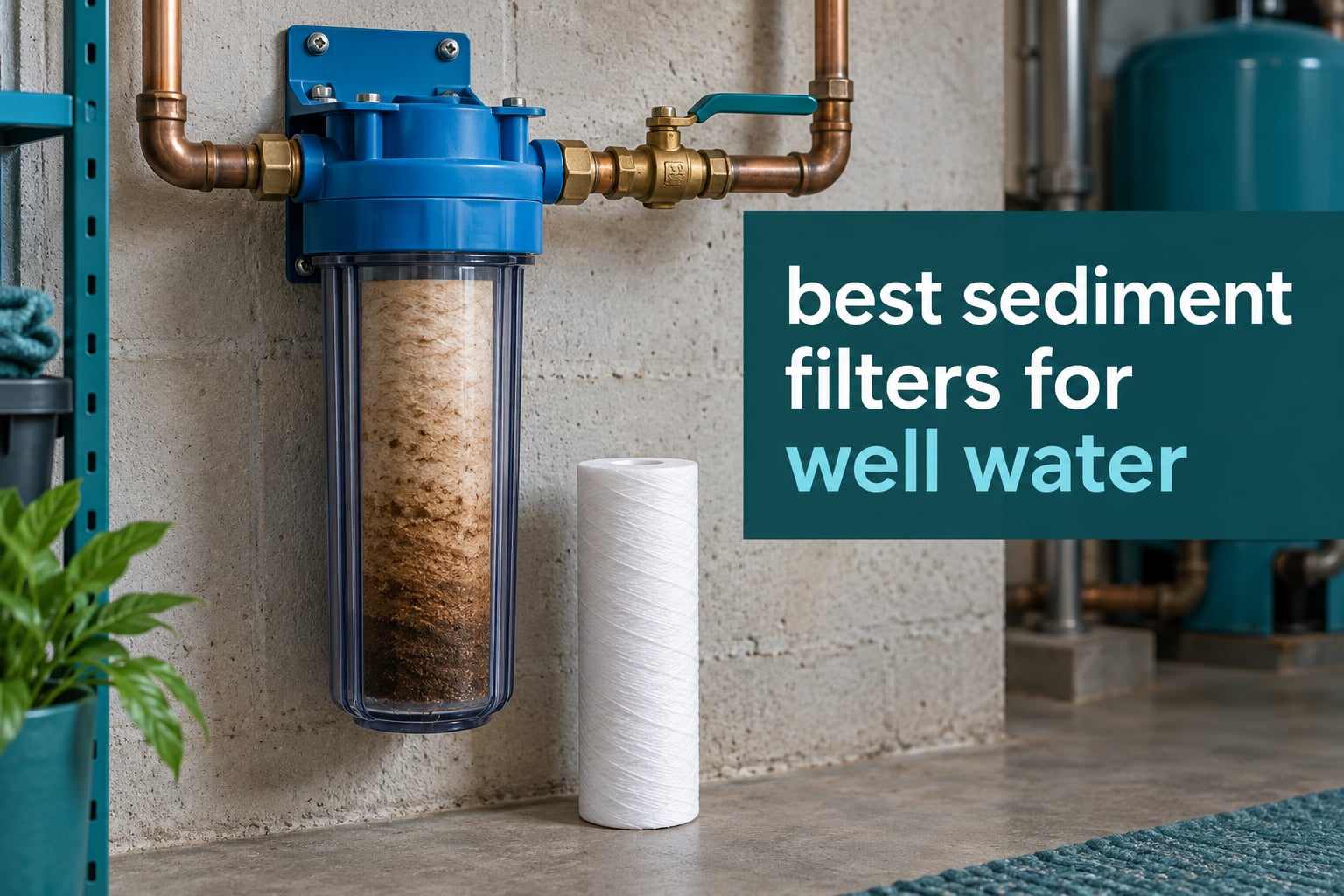 best sediment filters for well water