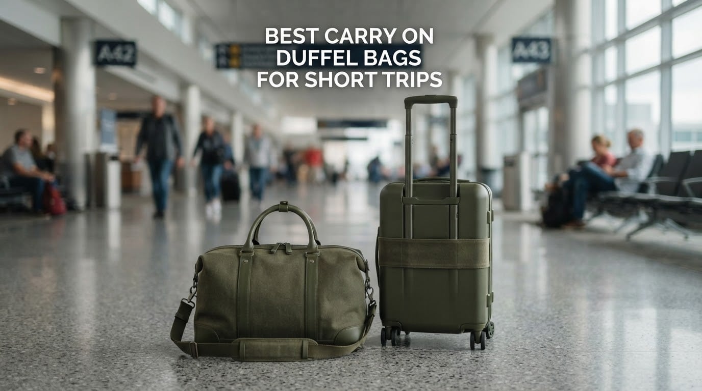 best carry on duffel bags for short trips