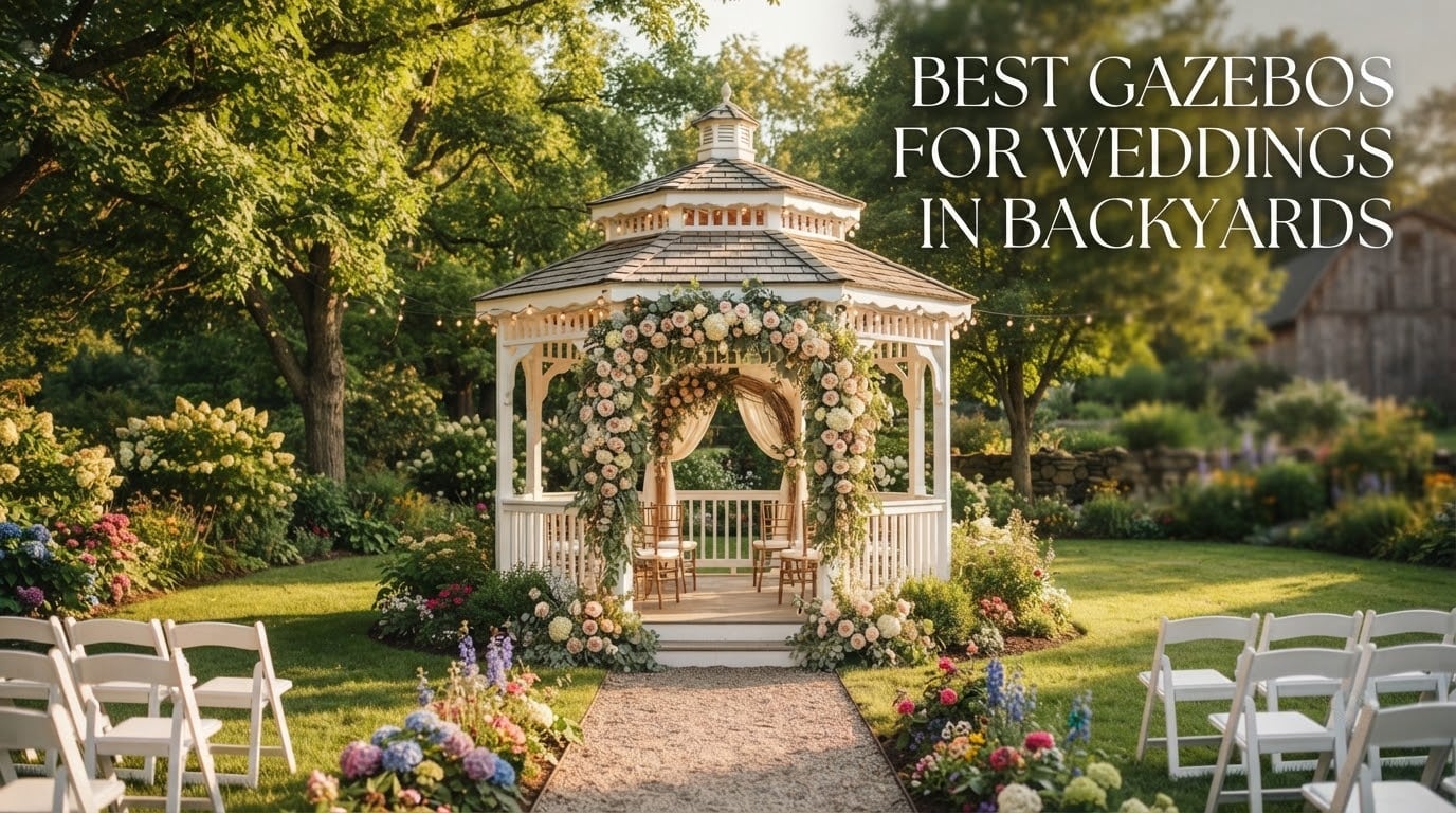 best gazebos for weddings in backyards