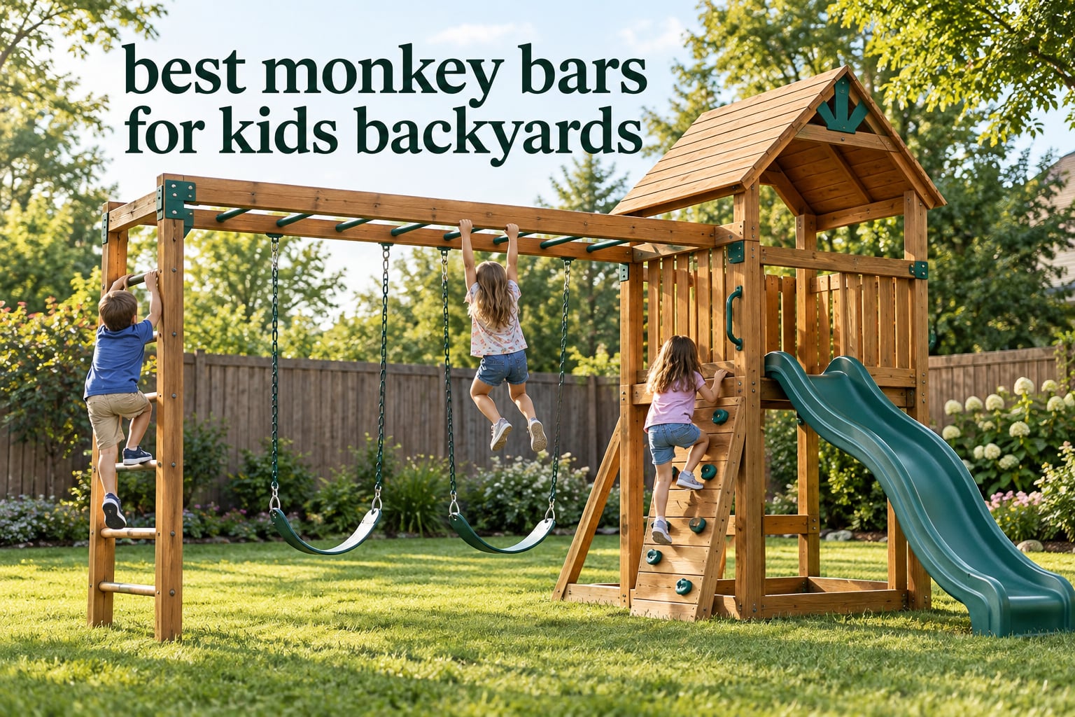 best monkey bars for kids backyards