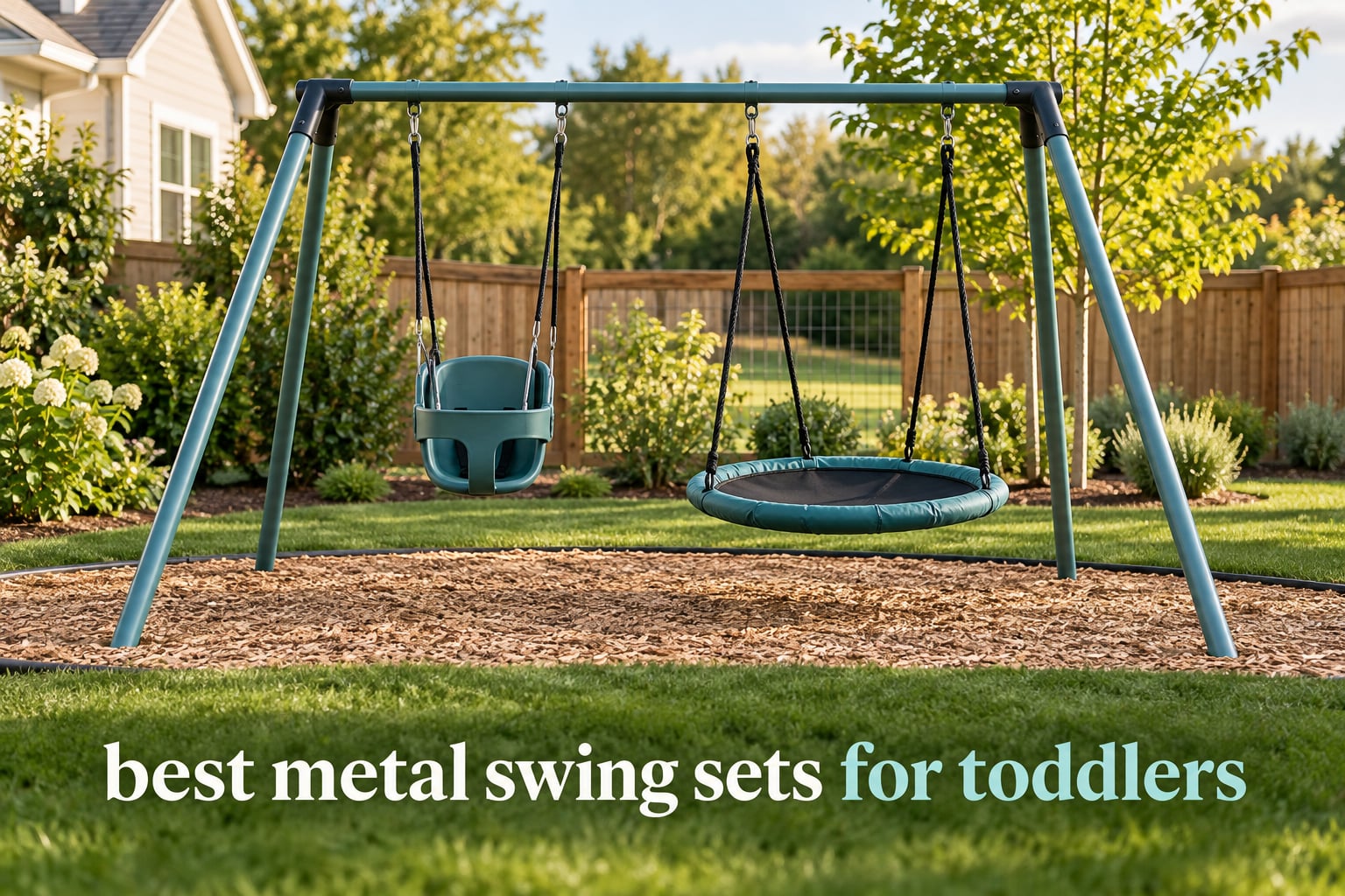 best metal swing sets for toddlers