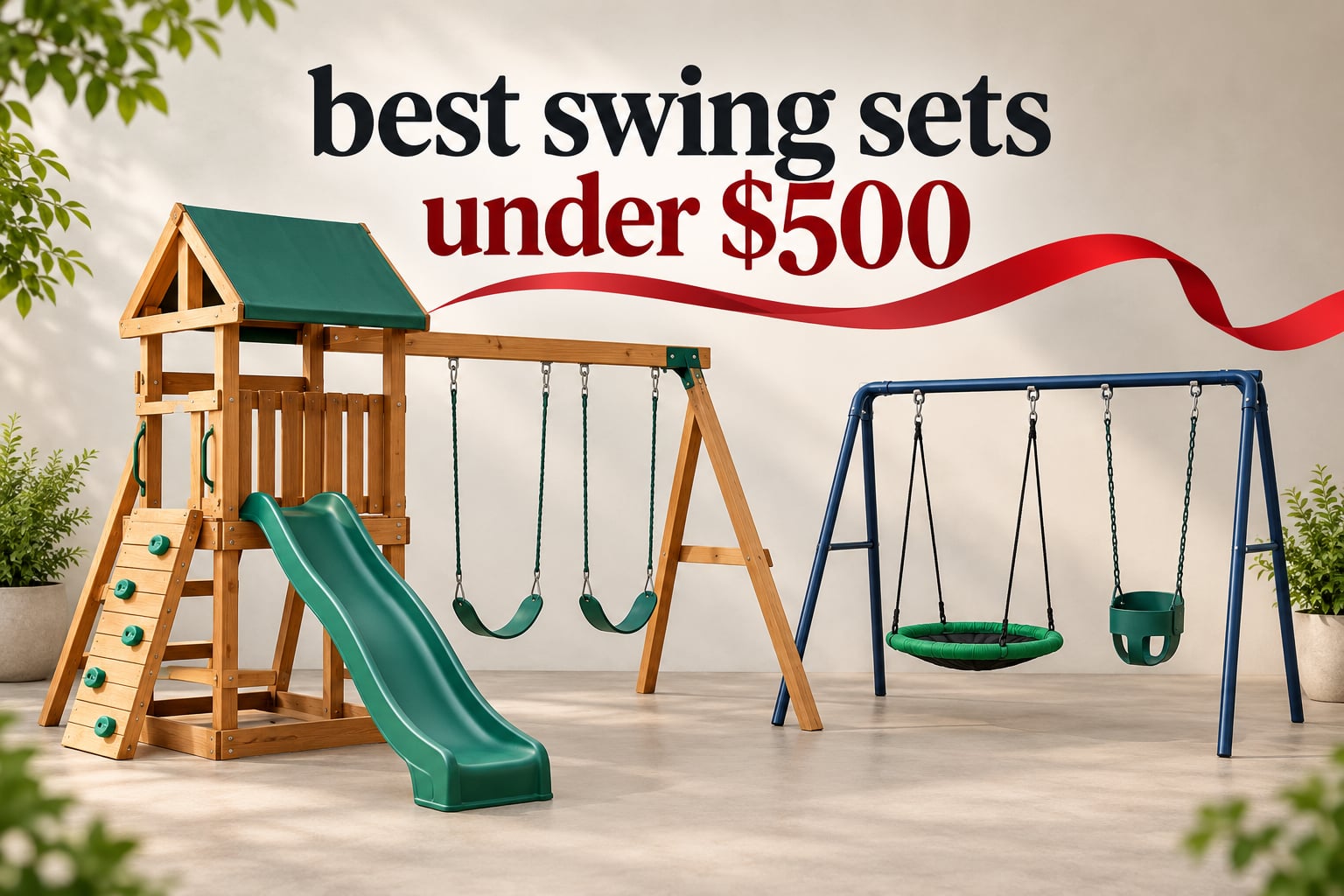 best swing sets under $500