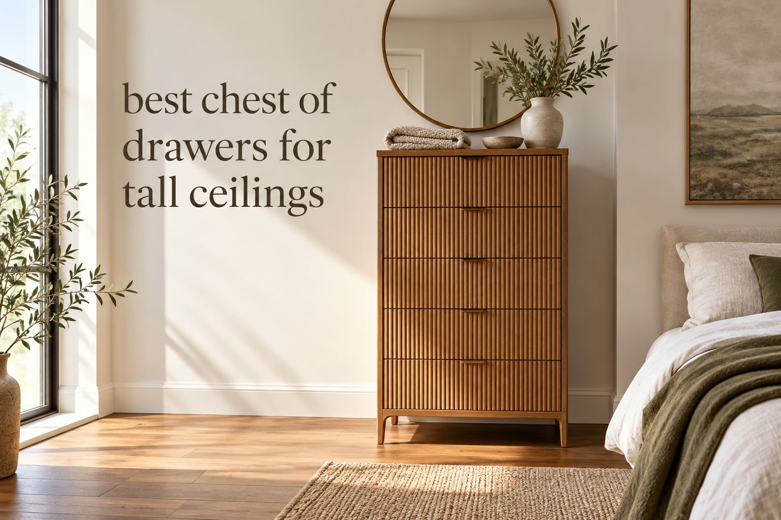 best chest of drawers for tall ceilings