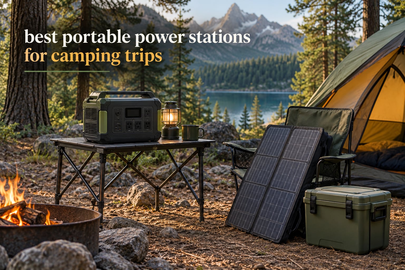 best portable power stations for camping trips