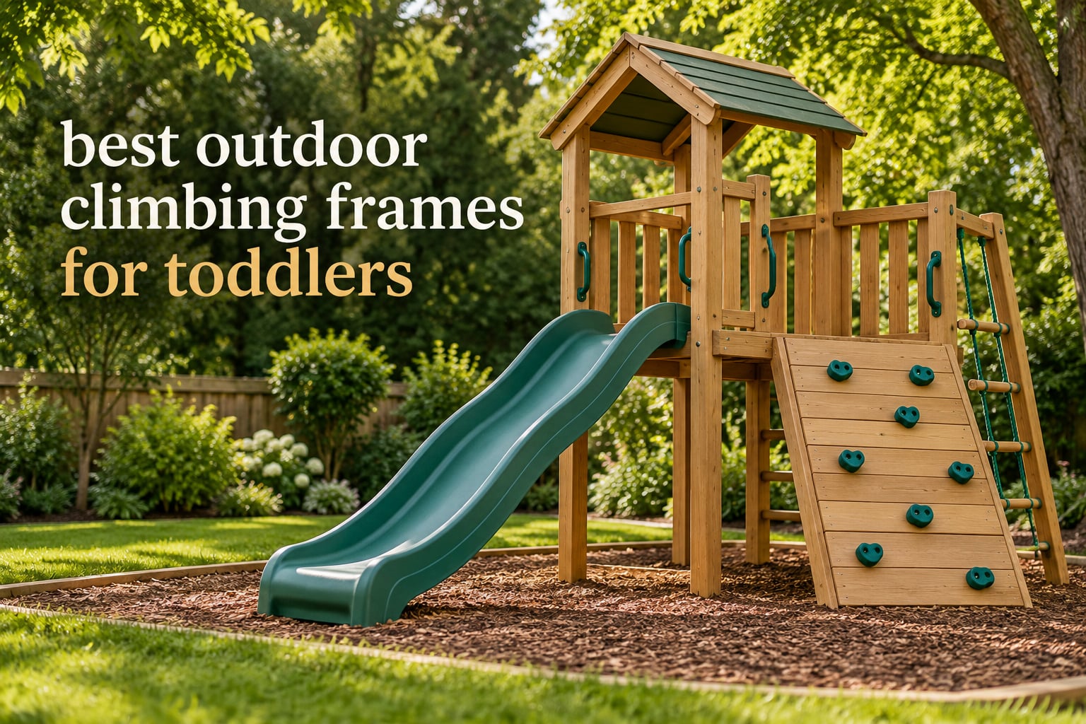 best outdoor climbing frames for toddlers