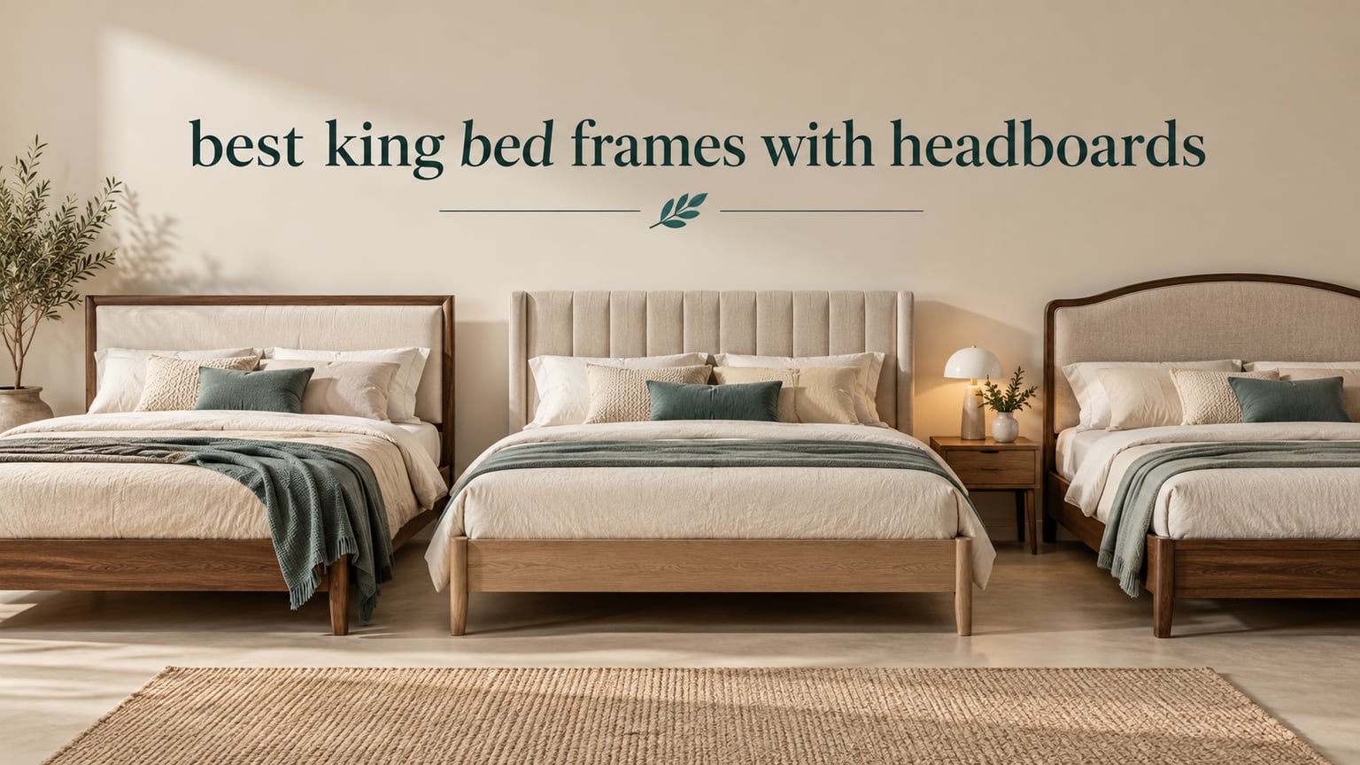 best king bed frames with headboards