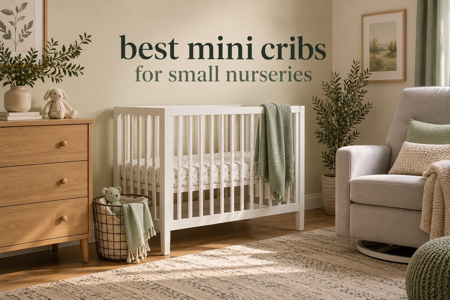 best mini cribs for small nurseries
