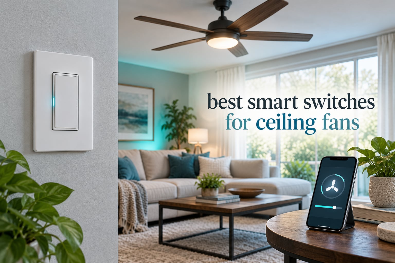 best smart switches for ceiling fans