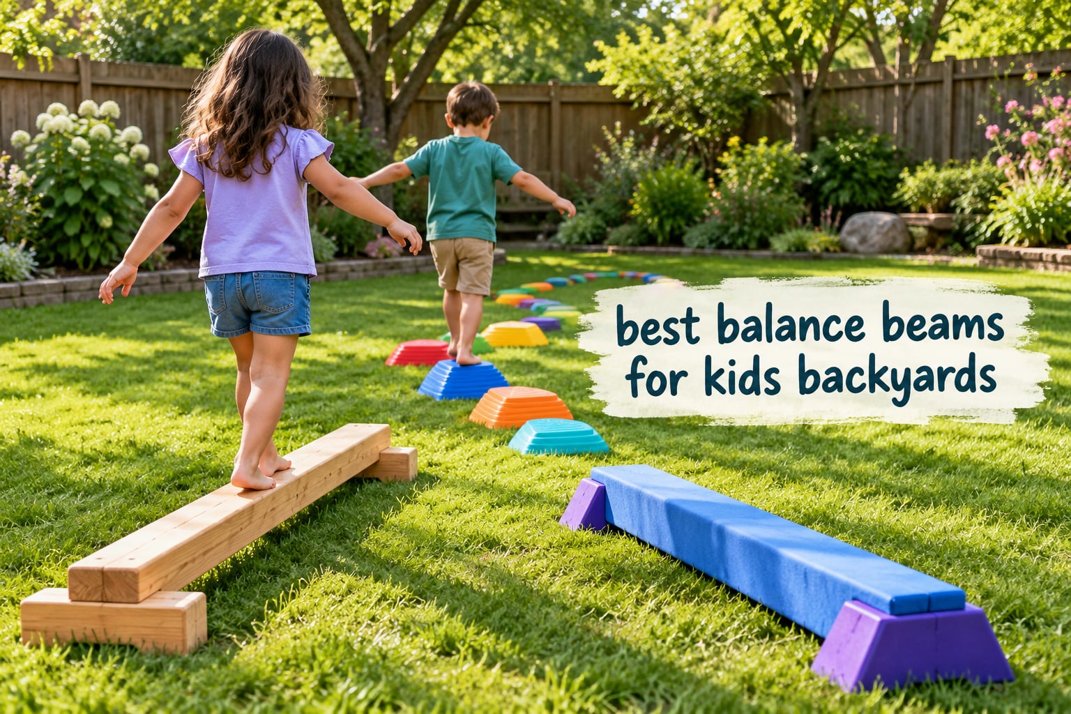 best balance beams for kids backyards