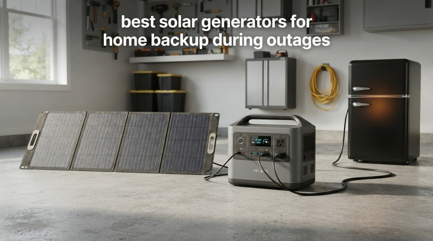 best solar generators for home backup during outages