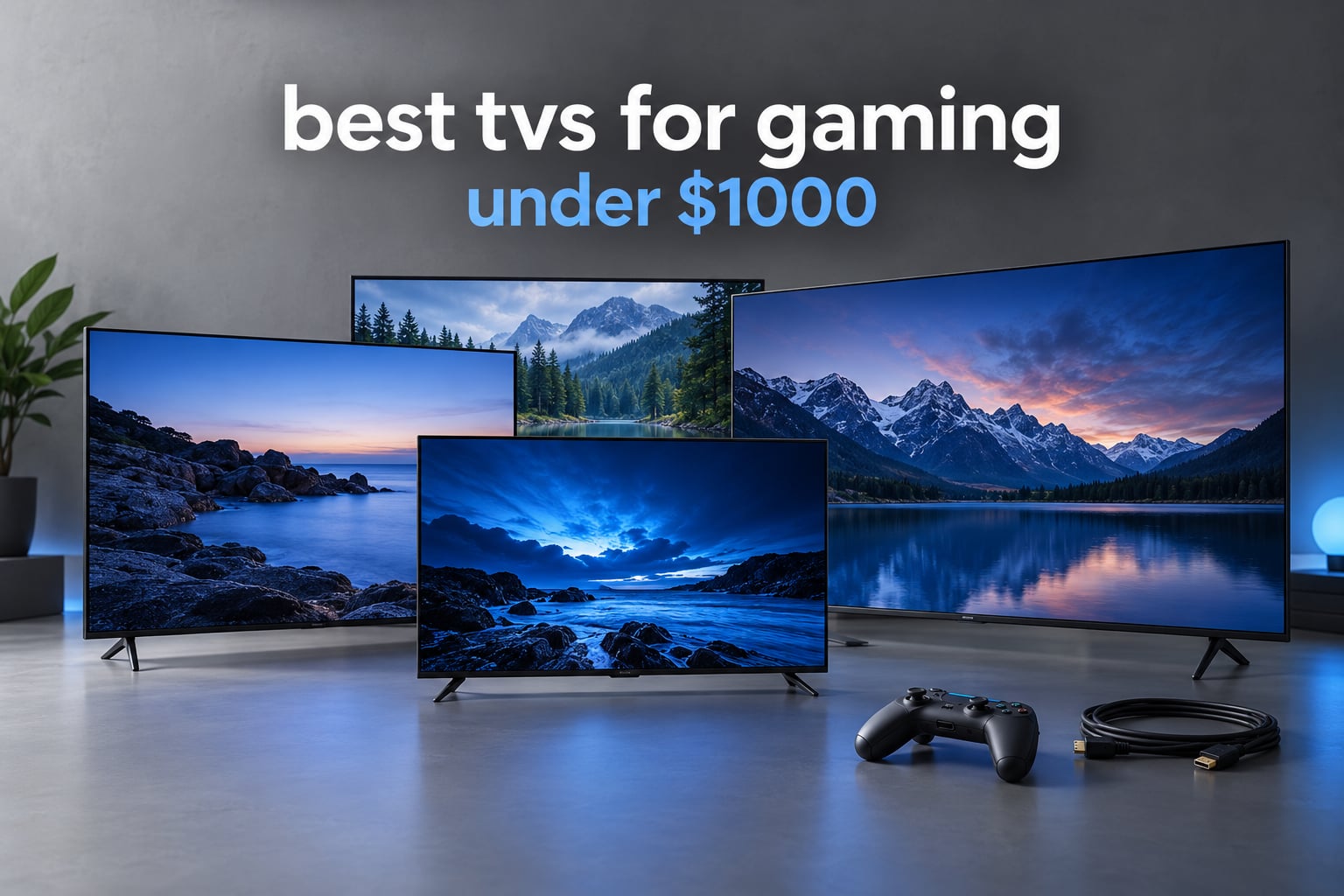 best tvs for gaming under $1000