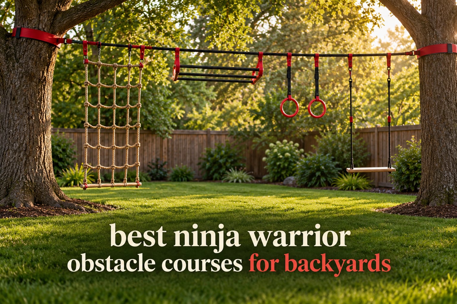 best ninja warrior obstacle courses for backyards