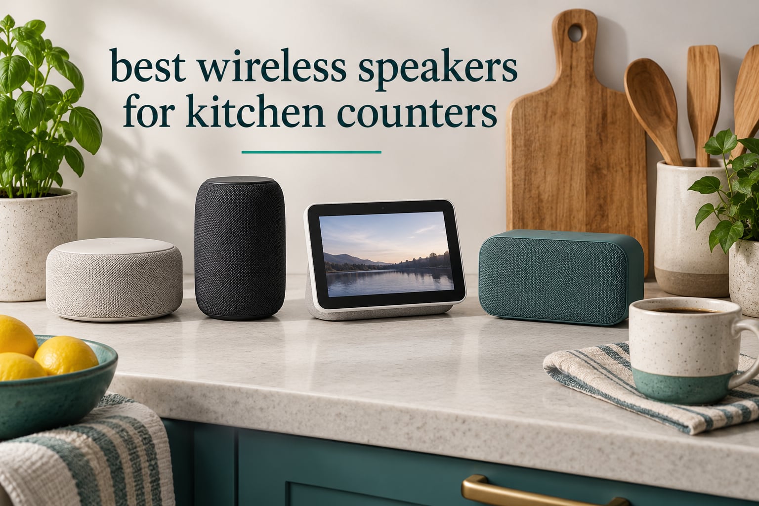 best wireless speakers for kitchen counters