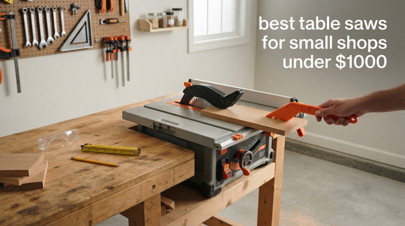 best table saws for small shops under $1000